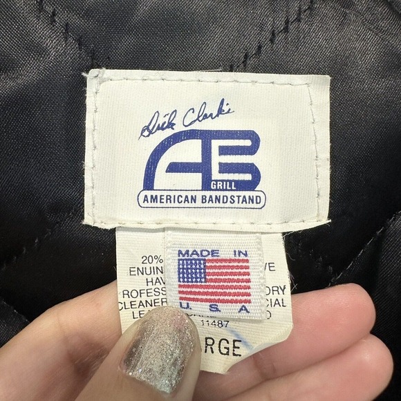 Rare Vintage Dick Clark American Bandstand Grill‎ XL Varsity Jacket USA Made - Picture 6 of 12